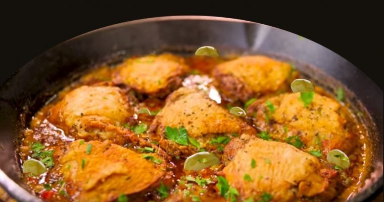 Tomato and olive chicken