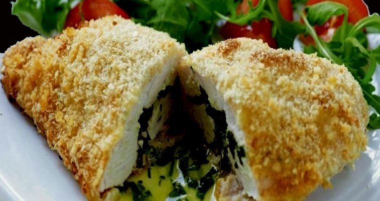 Cheesy Chicken Kiev