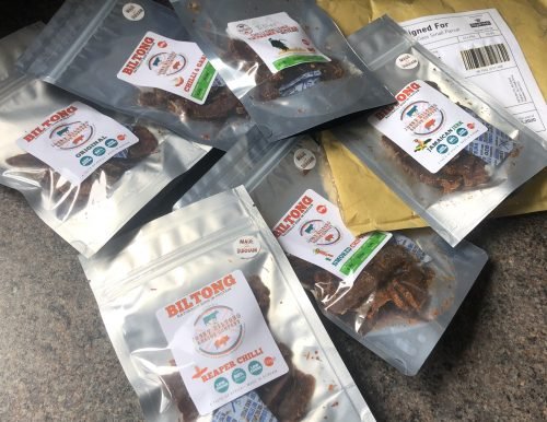 My fresh arrival of delicious Biltong from Durham