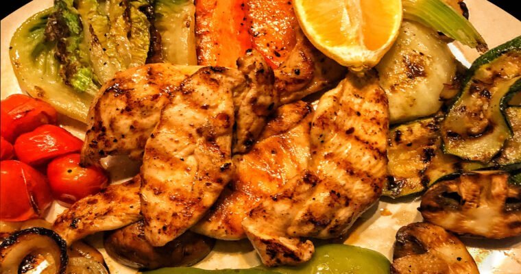 Grilled Chicken and Vegetables