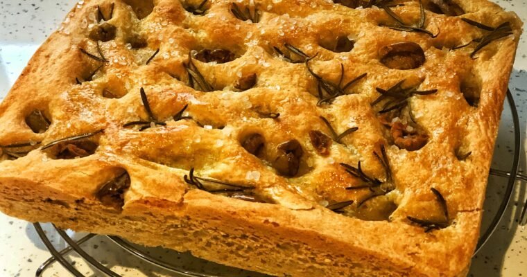 Rosemary and Olive Focaccia