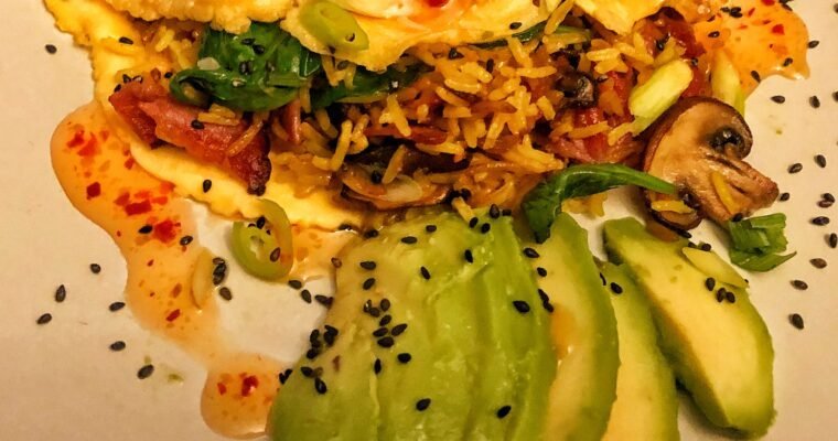 Asian Breakfast Omelette