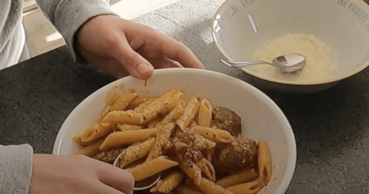 Penne with Meatballs